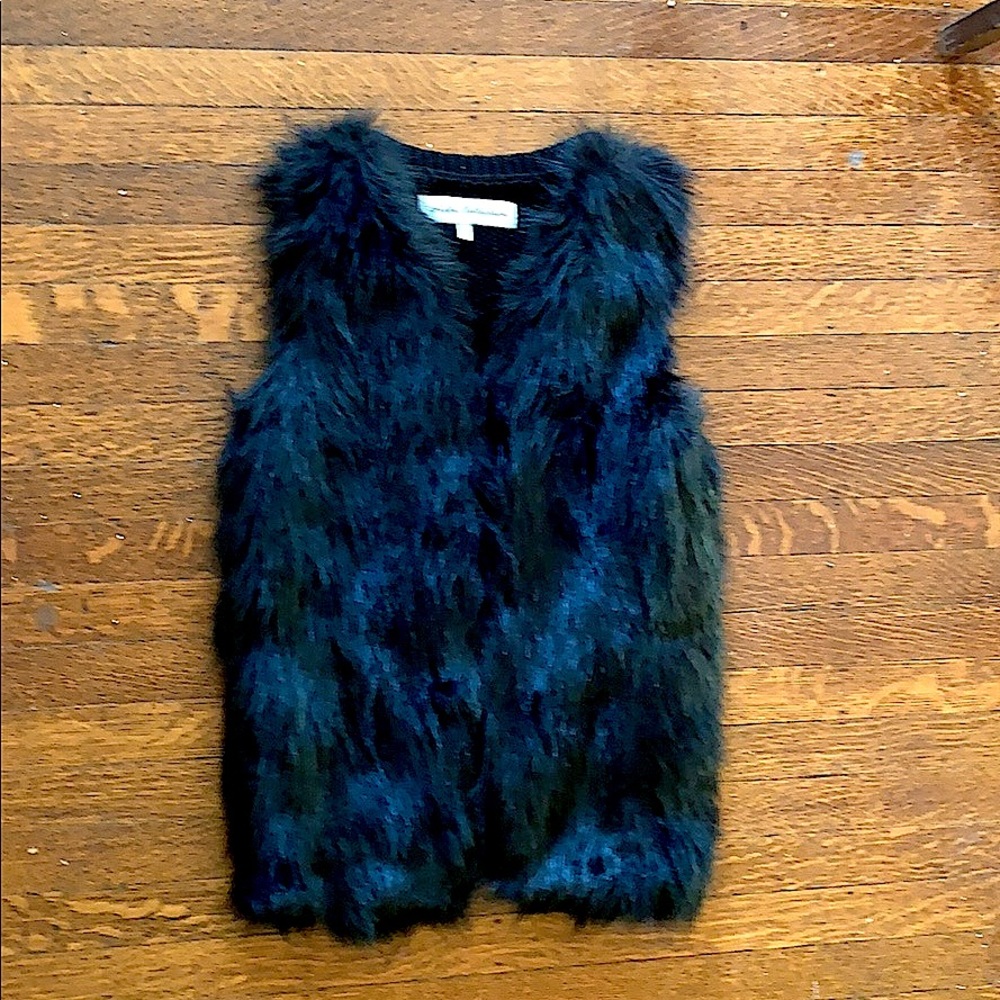Sebby Collection Faux Fur Vest
